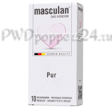 Супертонкие презервативы Masculan Pur - 10 шт